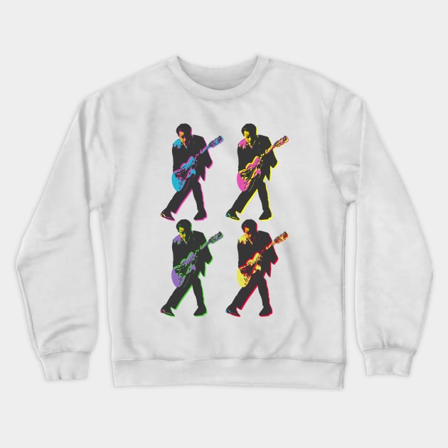 CHUCK BERRY - Rock'n'Roll Icon Crewneck Sweatshirt by RCDBerlin